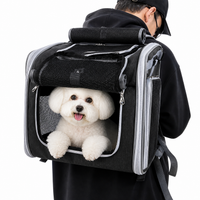 Expandable Dog Bike Basket Carrier for Small Pets