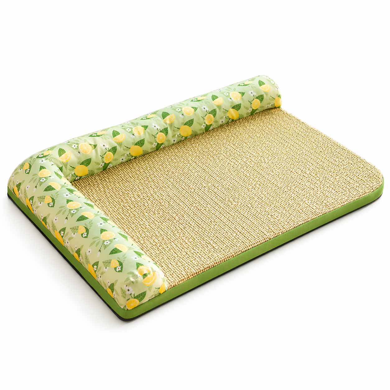 Cooling Pet Bed Mat with Bolster