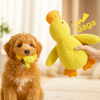 Calming Plush Duck Dog Toy