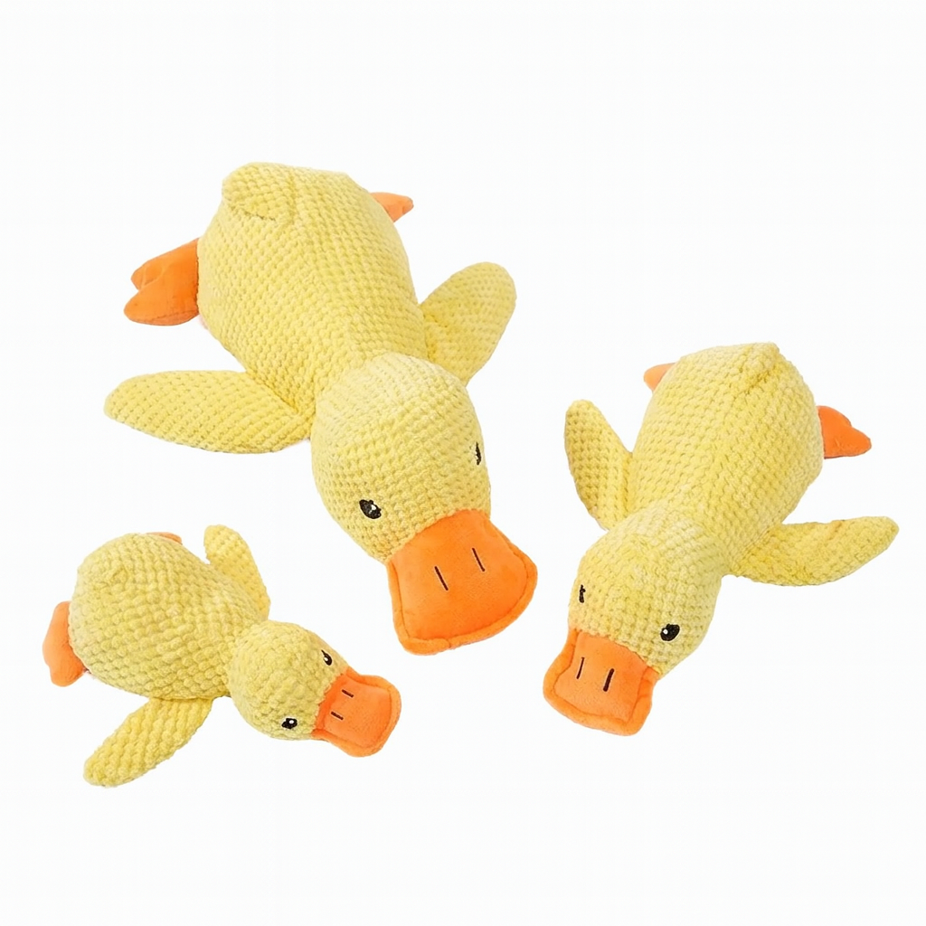 Calming Plush Duck Dog Toy