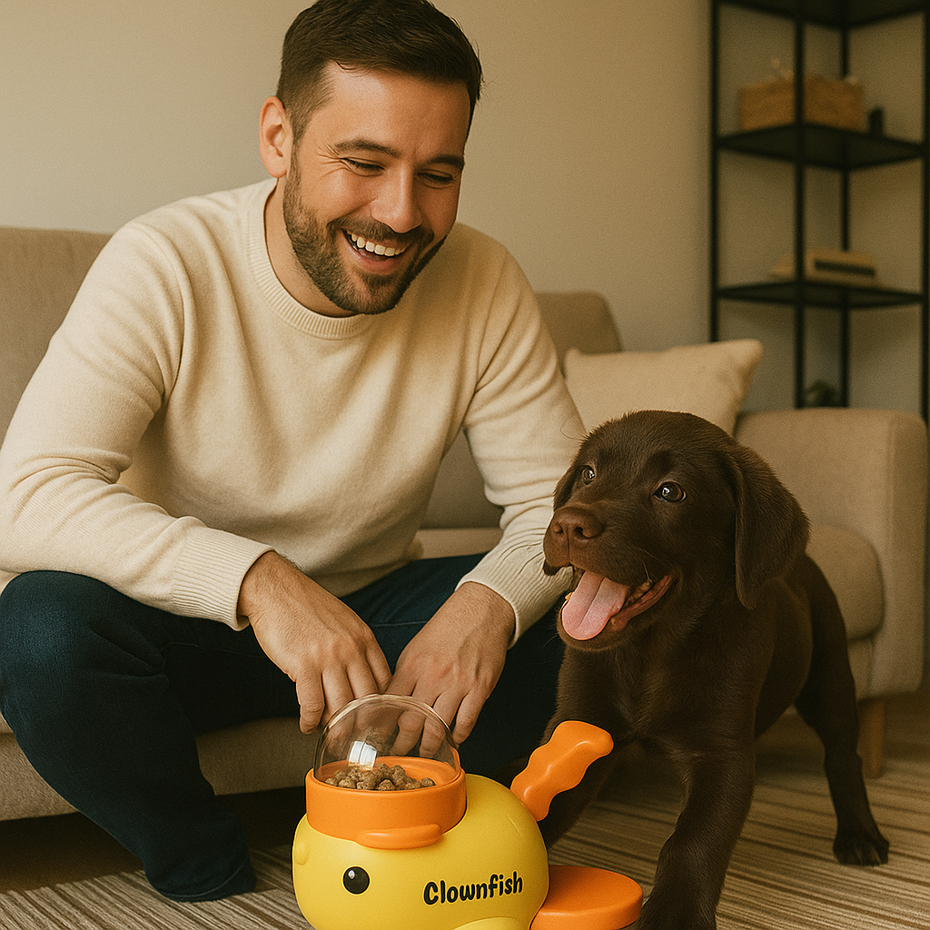 Interactive Treat Dispenser Dog Toy