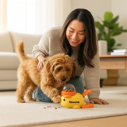 Interactive Treat Dispenser Dog Toy