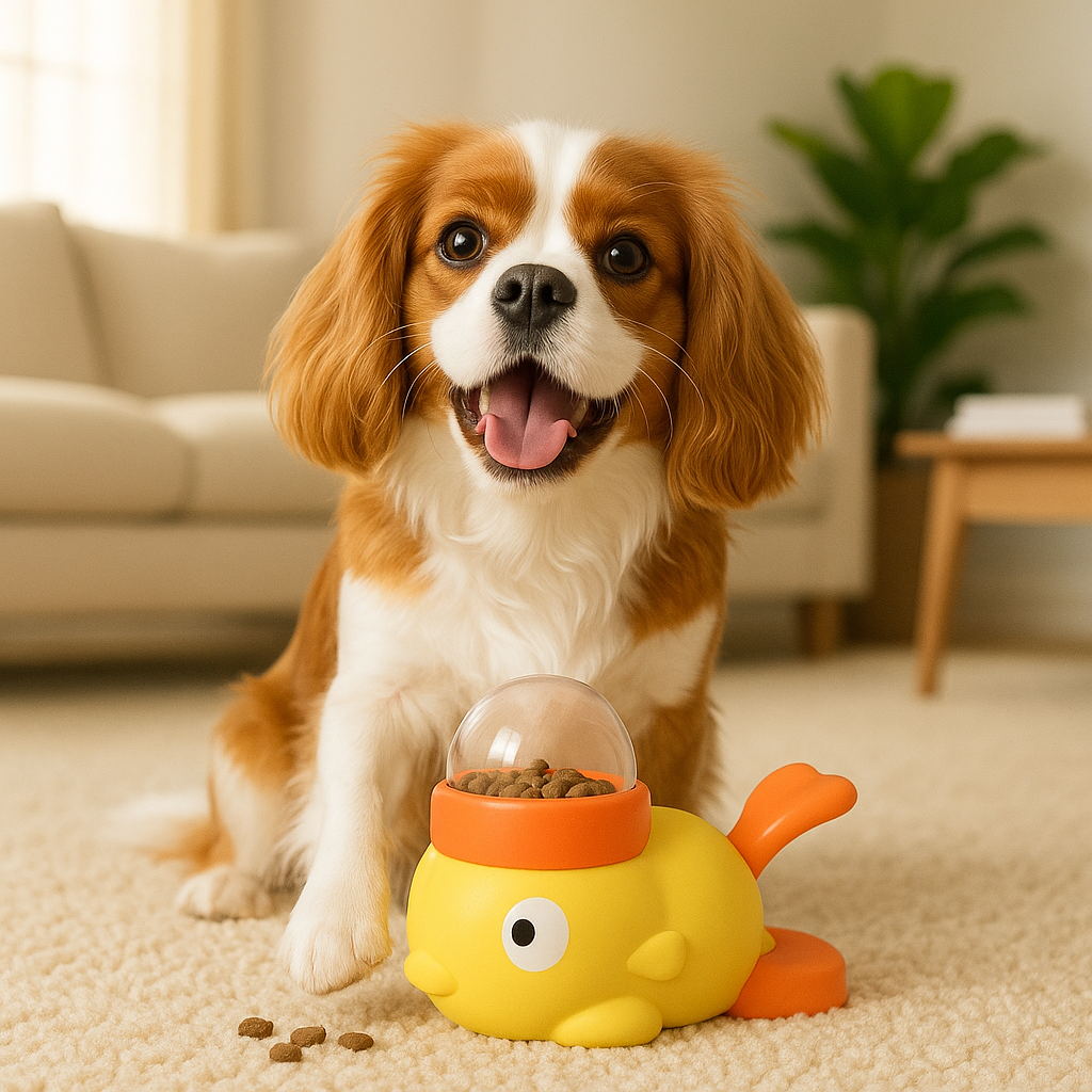 Interactive Treat Dispenser Dog Toy