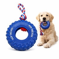 Rubber Tire & Rope Heavy Duty Toy