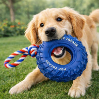 Rubber Tire & Rope Heavy Duty Toy