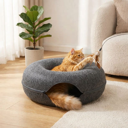 Cat Tunnel Bed