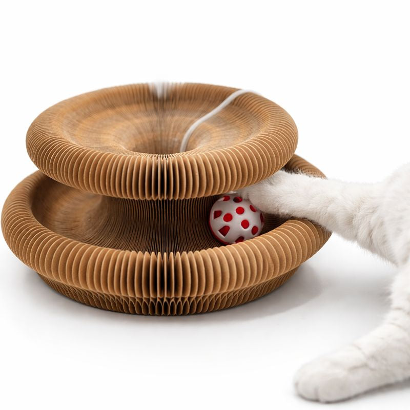 Cat Accordion Toy Ball