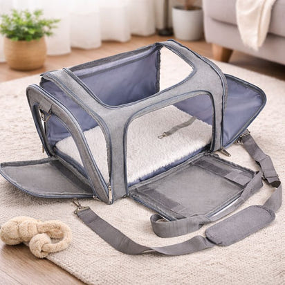 Foldable Soft Dog & Cat Travel Bag - Airline Approved