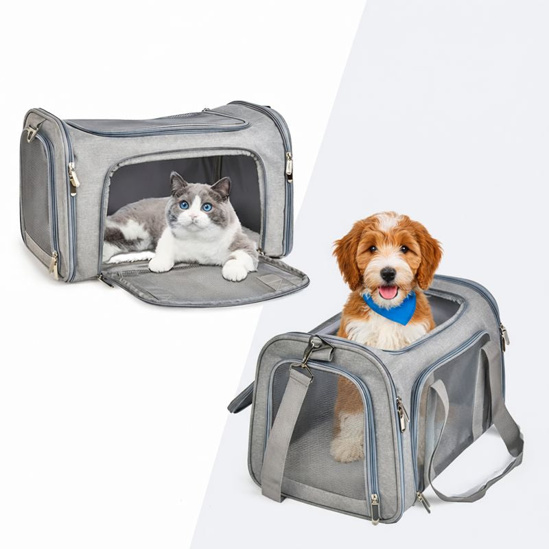 Foldable Soft Dog & Cat Travel Bag - Airline Approved
