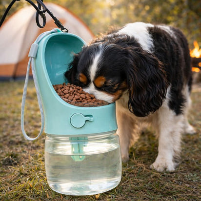 Portable Dog & Cat Water Bottle with Storage