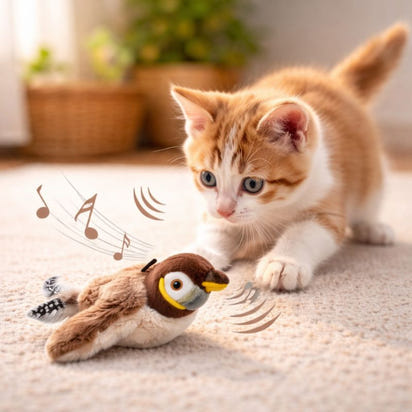 Cat & Dog Bird Chirping Flapping Toy