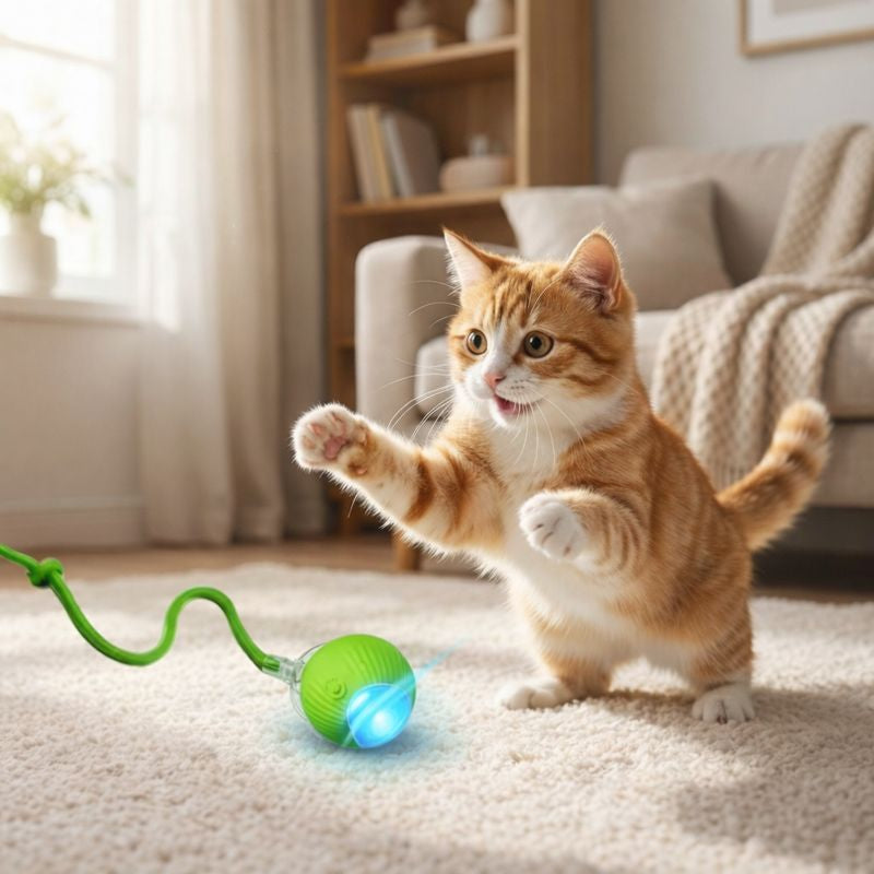 Smart Rolling Play Cat & Dog Ball Toy