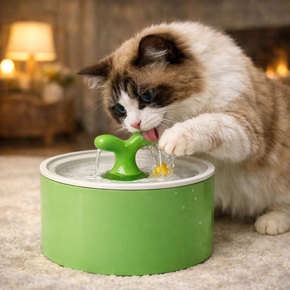 Automatic Ceramic Cat Water Fountain Dispenser
