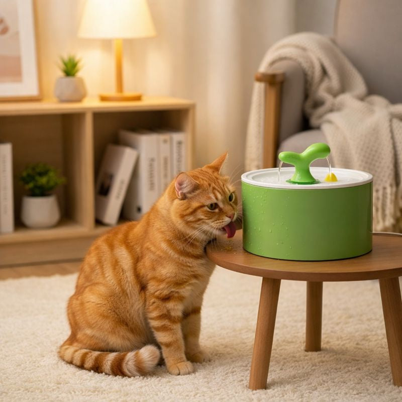 Automatic Ceramic Cat Water Fountain Dispenser