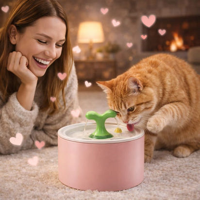 Automatic Ceramic Cat Water Fountain Dispenser