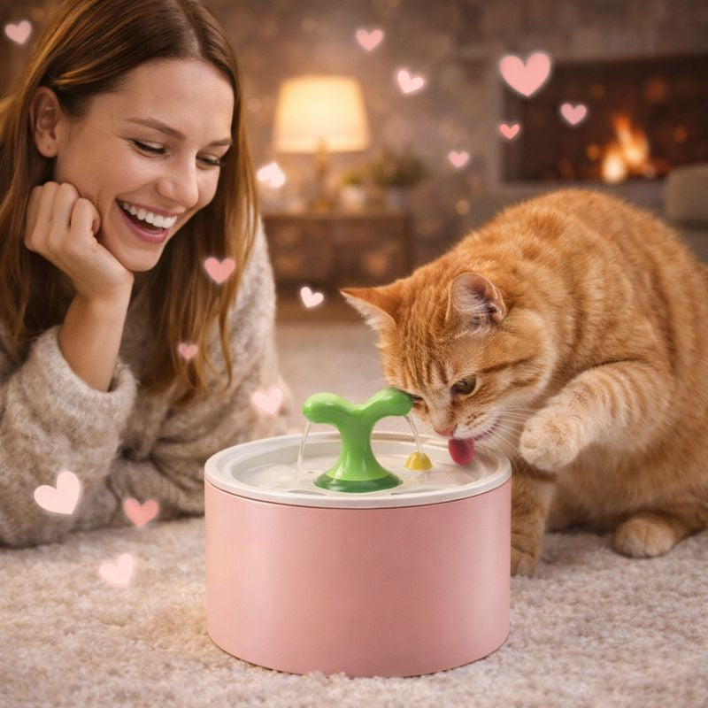 Automatic Ceramic Cat Water Fountain Dispenser