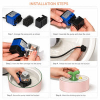 Automatic Ceramic Cat Water Fountain Dispenser