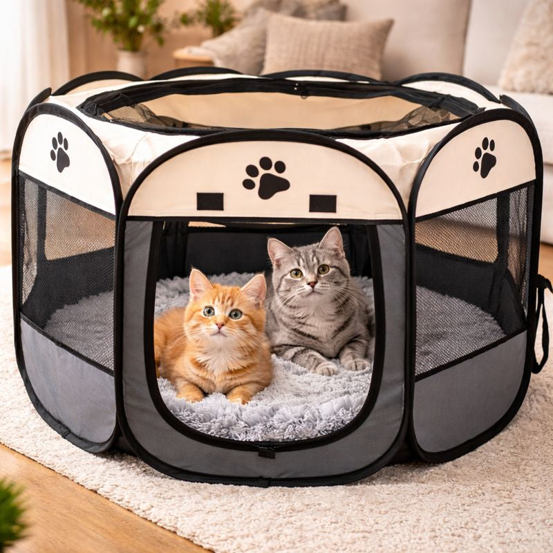 Portable Foldable Pet Tent Playpen