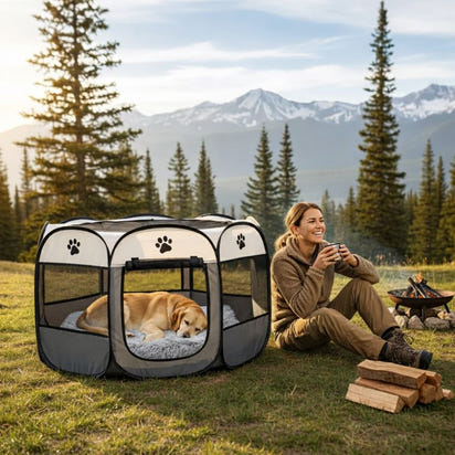 Portable Foldable Pet Tent Playpen