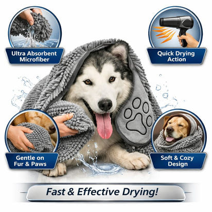 Super Absorbent Pet Bath Towel