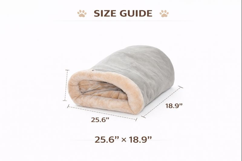 Cat Nest Sleeping Bag — Size guide