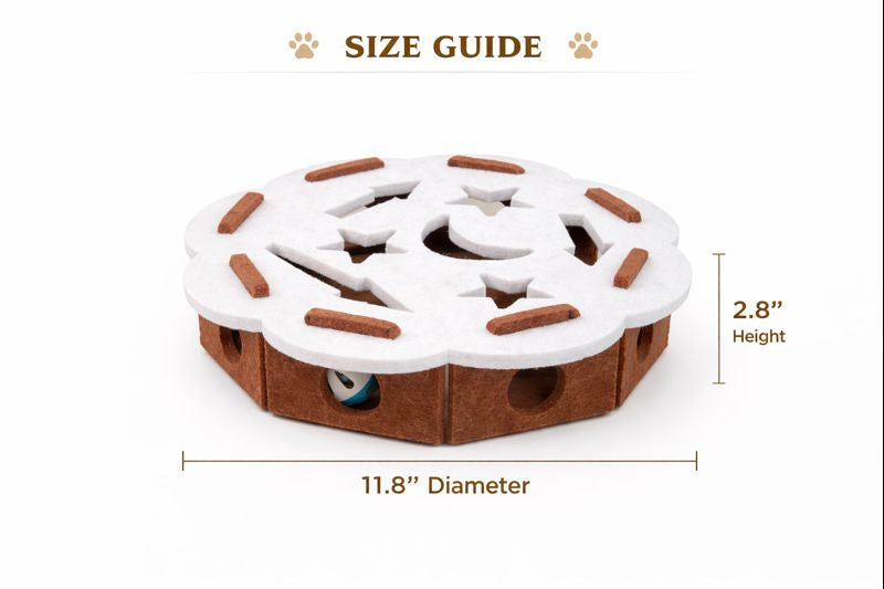 Cat Puzzle Toy — Size guide