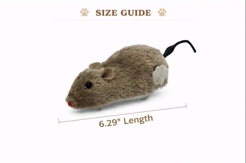 Fun and Interactive Mouse Cat Toy — Size guide