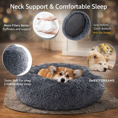 Anxiety Relief Calming Dog Bed
