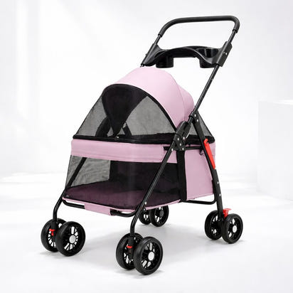 Foldable Lightweight Pet Stroller for Dogs & Cats