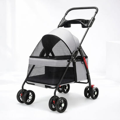 Foldable Lightweight Pet Stroller for Dogs & Cats