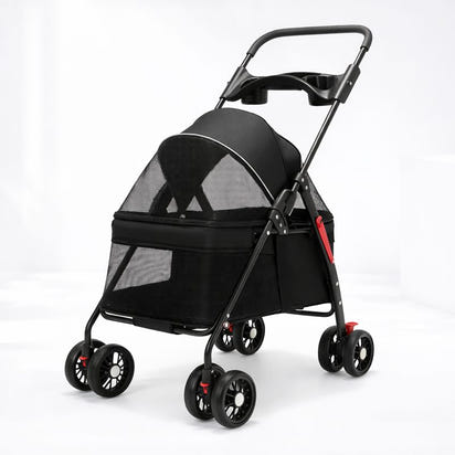 Foldable Lightweight Pet Stroller for Dogs & Cats