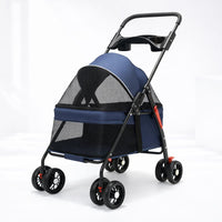 Foldable Lightweight Pet Stroller for Dogs & Cats