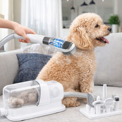Dog Grooming Vacuum & Pet Grooming Kit