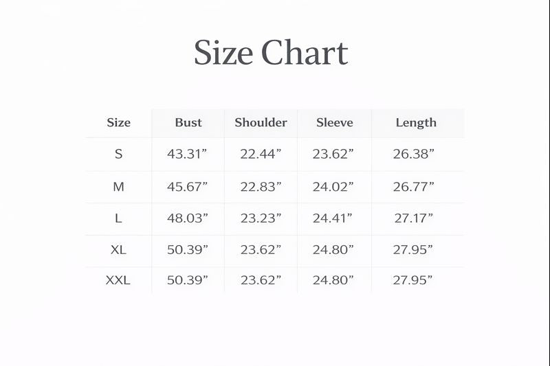 Unisex Pet Carrier Hoodie Plush Sweatshirt — Size guide