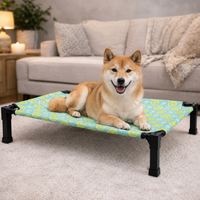 Premium Elevated Cooling Dog Bed – Breathable Raised Mesh Pet Cot