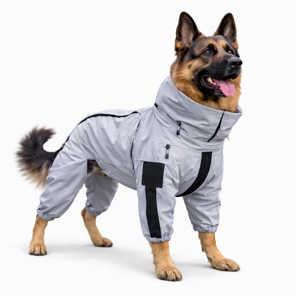 Reflective All-weather Waterproof Dog Rain Coat