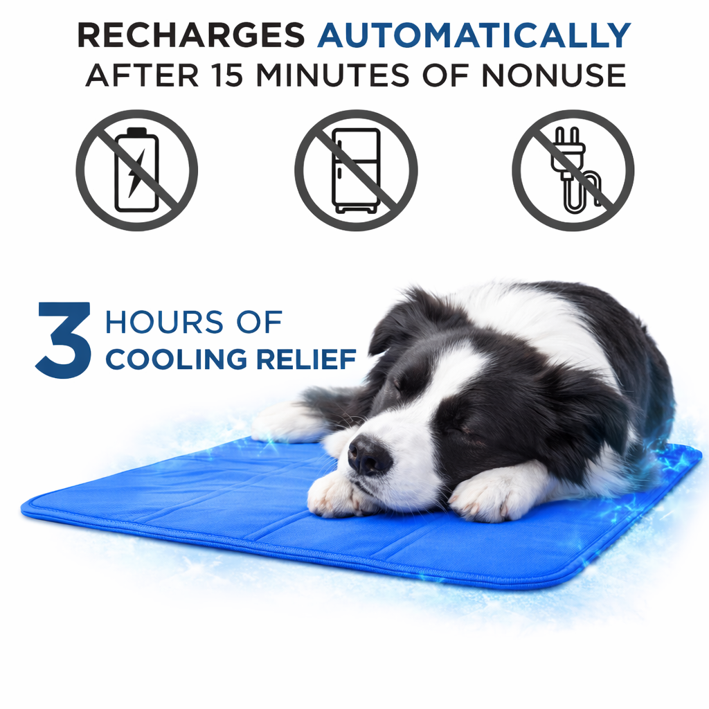 Large Dog Cooling Mat – Self-Cooling Gel Pad for Crate, Bed & Floor