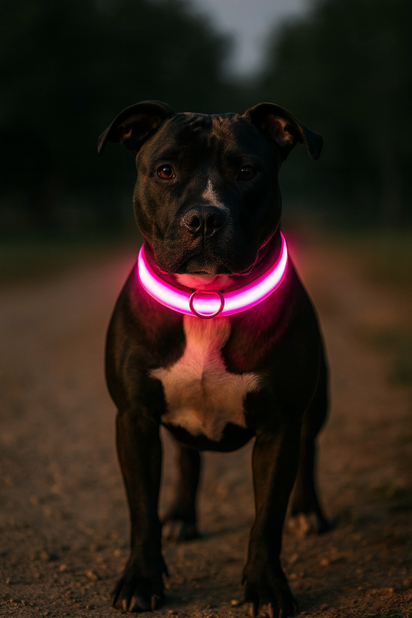GlowSafe LED Dog Collar
