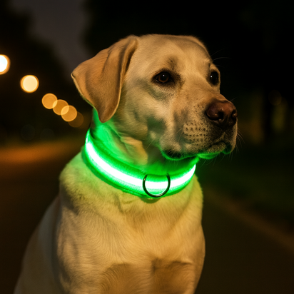 GlowSafe LED Dog Collar