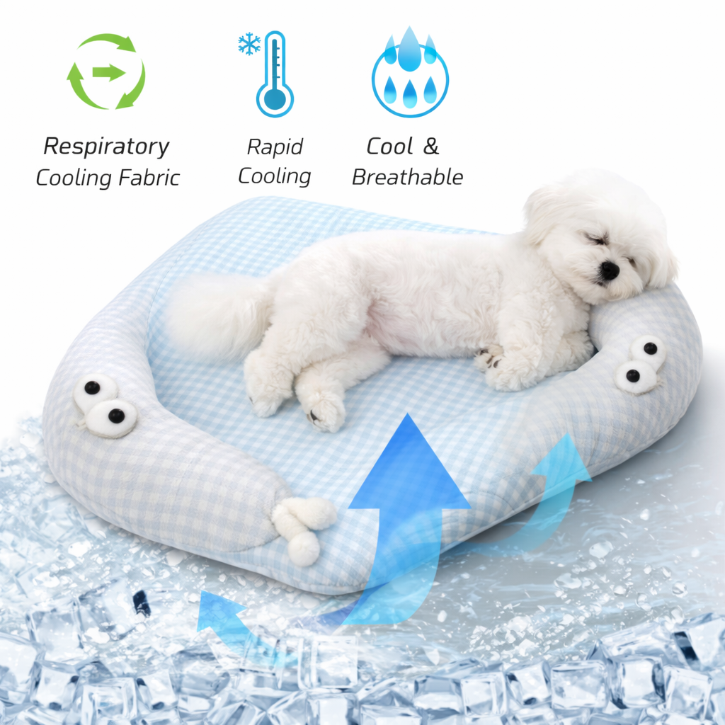 Luxury Silk Padded Cooling Mat for Dogs & Cats