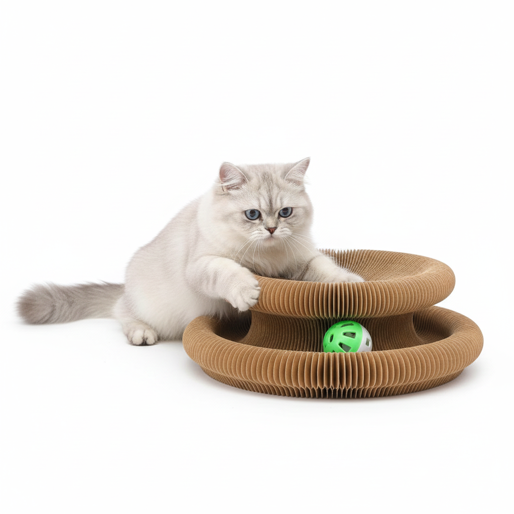 Cat Accordion Toy Ball