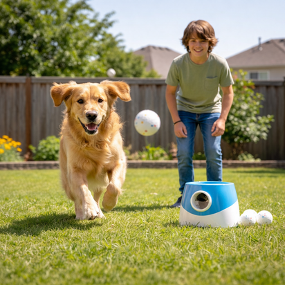 Interactive Electronic Ball Launcher Dog Toy