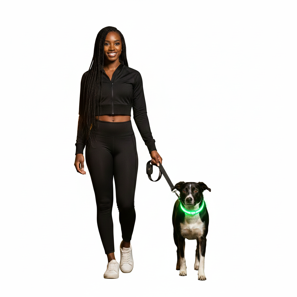 GlowSafe LED Dog Collar