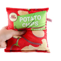 Dog Crisps Squeaky Chew Toy