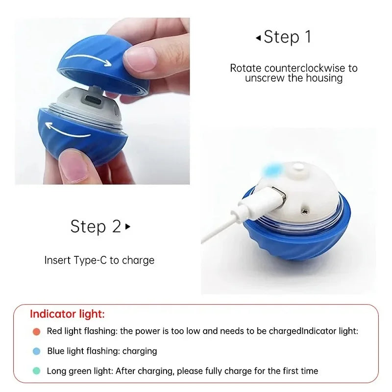 Automatic Smart Moving Dog Toy Ball