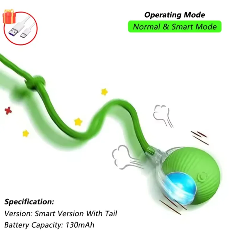 Smart Rolling Play Cat & Dog Ball Toy