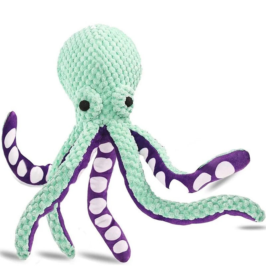 Calming Dog Plush Octopus Toy