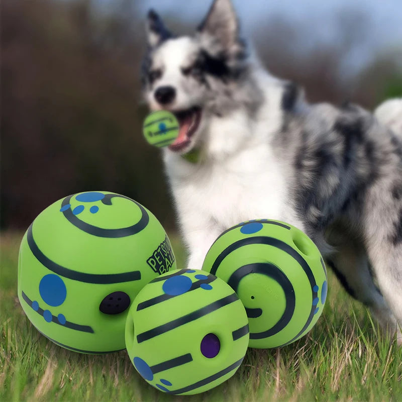 Dog Wobble Wag Giggle Ball Toy