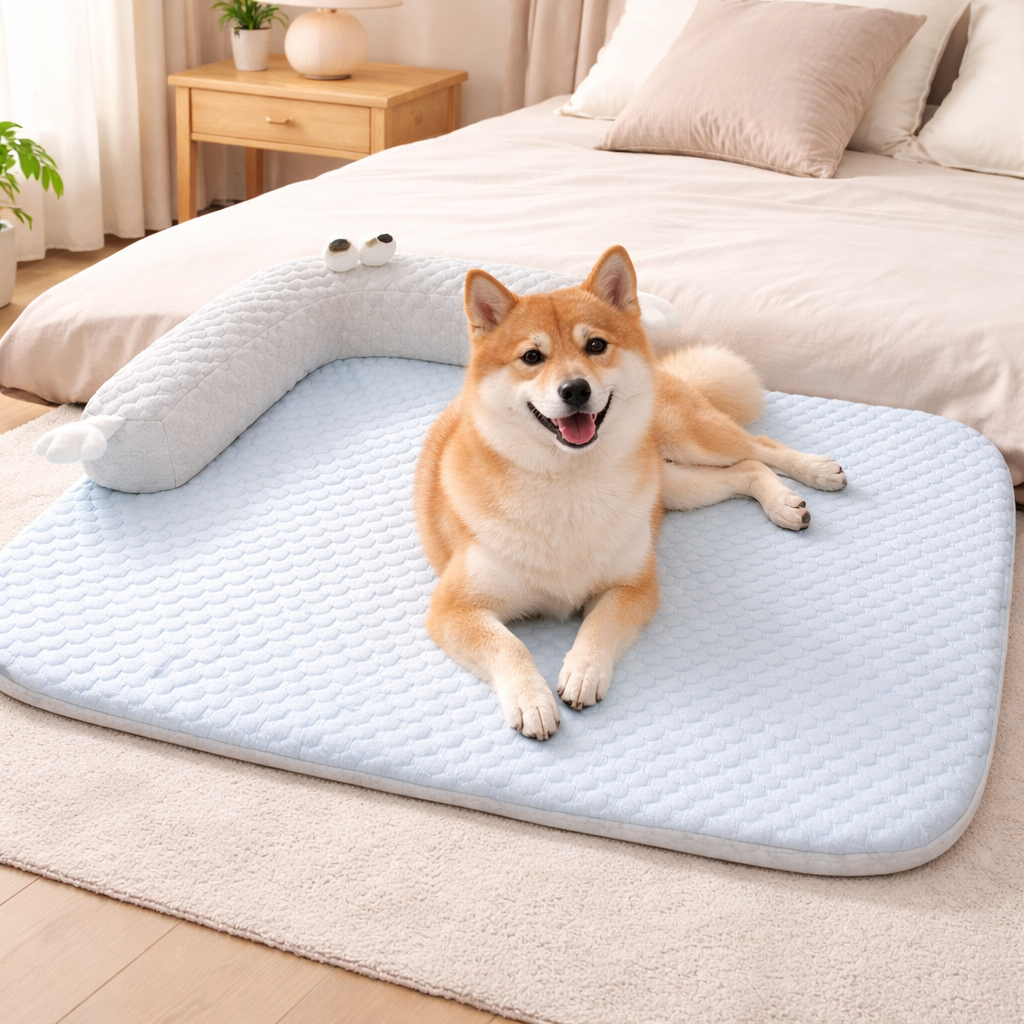 Luxury Silk Padded Cooling Mat for Dogs & Cats